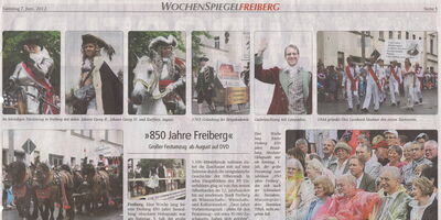 Presseerzeugnis mit Datum