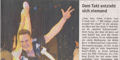 Presseerzeugnis mit Datum