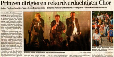 Presseerzeugnis mit Datum