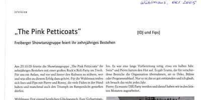 Freiberger Blick 10/ 2005