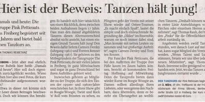 Presseerzeugnis mit Datum